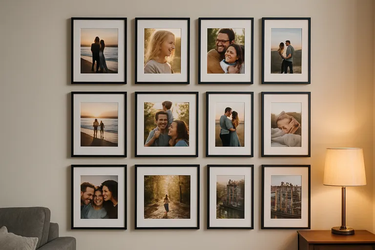 Creëer een stijlvolle fotomuur die je favoriete momenten laat stralen