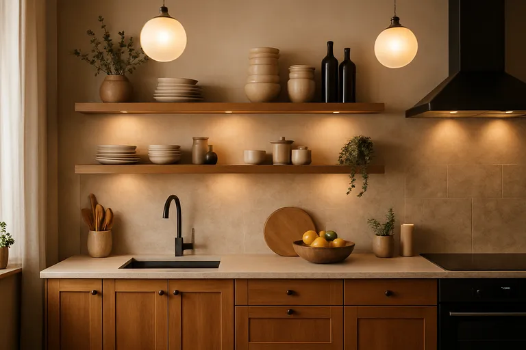 Maak van je keuken een sfeervolle blikvanger met slimme decoratie en warme materialen