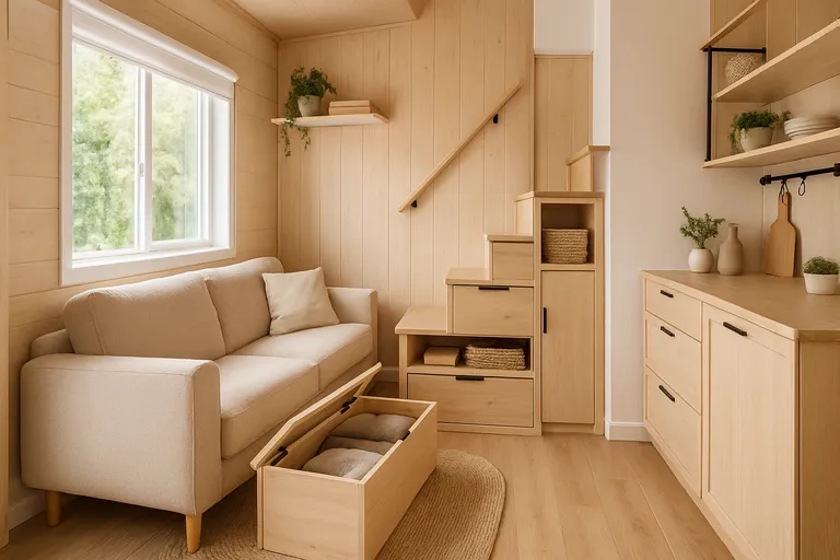 Ruimte winnen met slimme meubels en opbergen