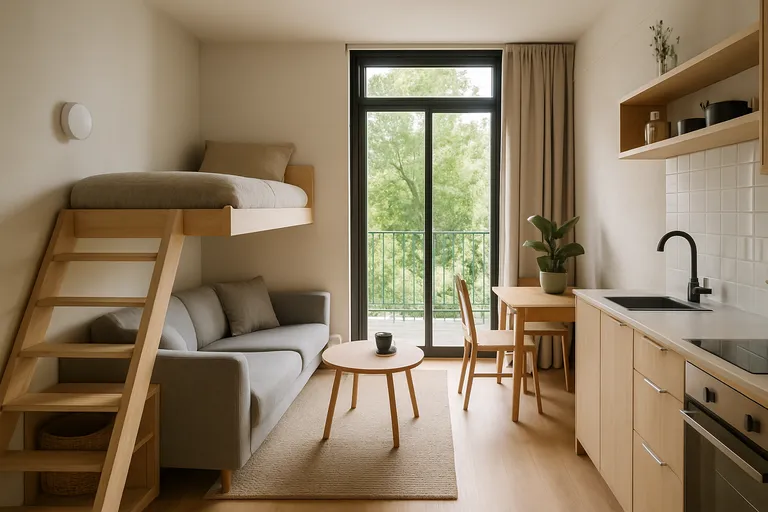 Slim micro wonen met creatieve oplossingen voor een groots en comfortabel thuis