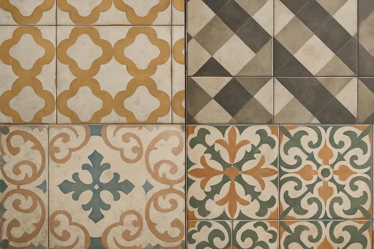 Soorten en stijlen retro tegels