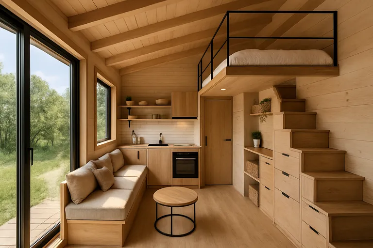 Tiny house inspiratie en indelingsideeën