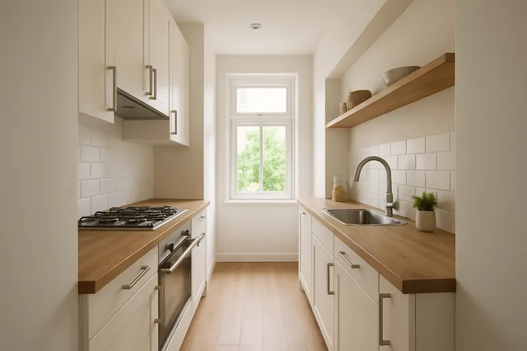 Wat is een smalle keuken?