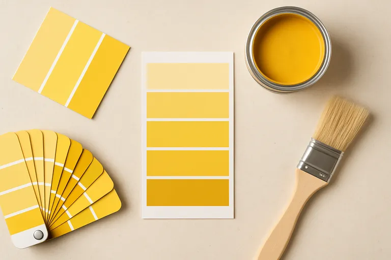 Zo kies je het juiste geel kleurenpalet